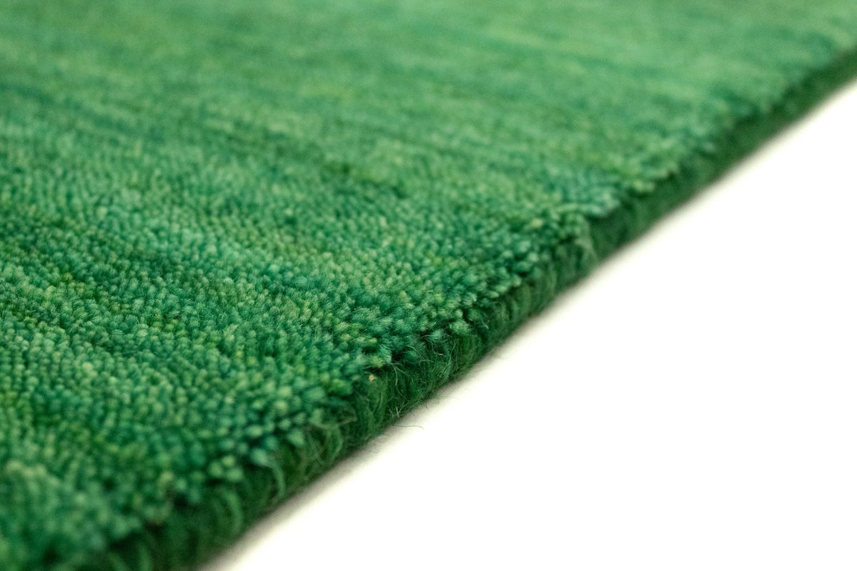 Runner Gabbeh-matta - Indus - 400 x 80 cm - mörkgrön