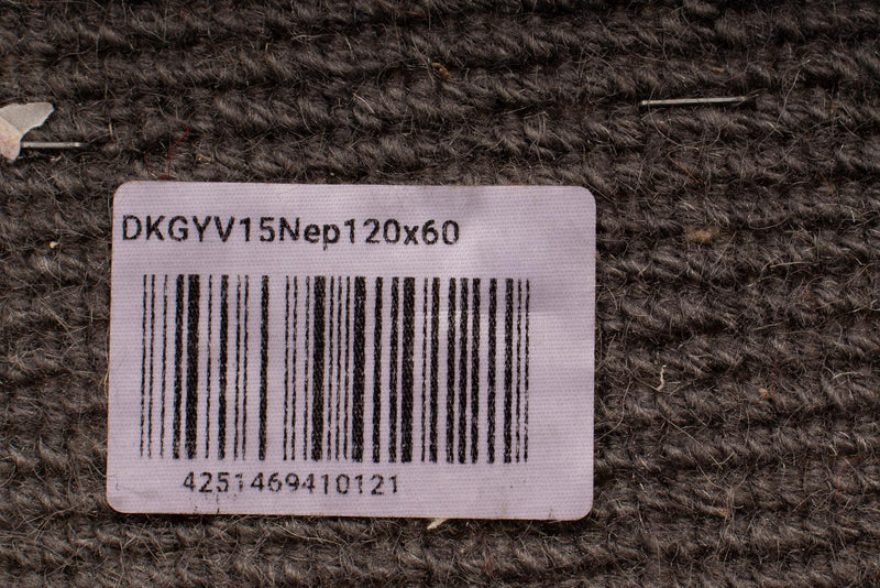 Nepal mattan - 120 x 60 cm - grått