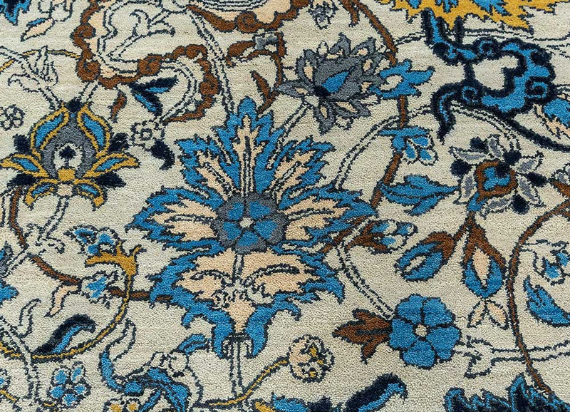 Ullmatta - 300 x 240 cm - blå