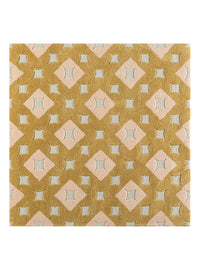 Ullmatta kvadrat  - 180 x 180 cm - guld