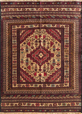 Kelim Carpet - orientalisk matta - 180 x 120 cm - orange
