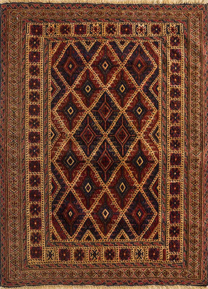 Ullmatta kvadrat  - 120 x 120 cm - guld