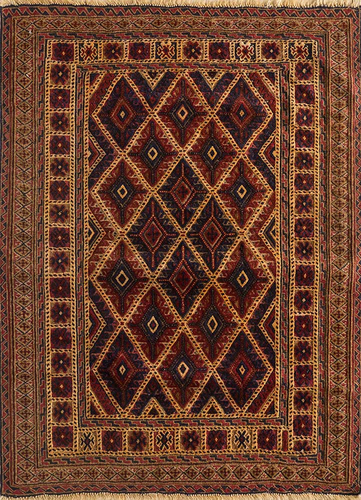 Ullmatta kvadrat  - 120 x 120 cm - guld