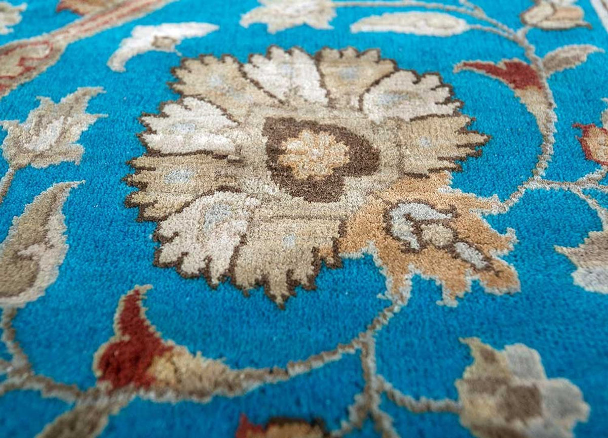 Ullmatta - 300 x 240 cm - blå