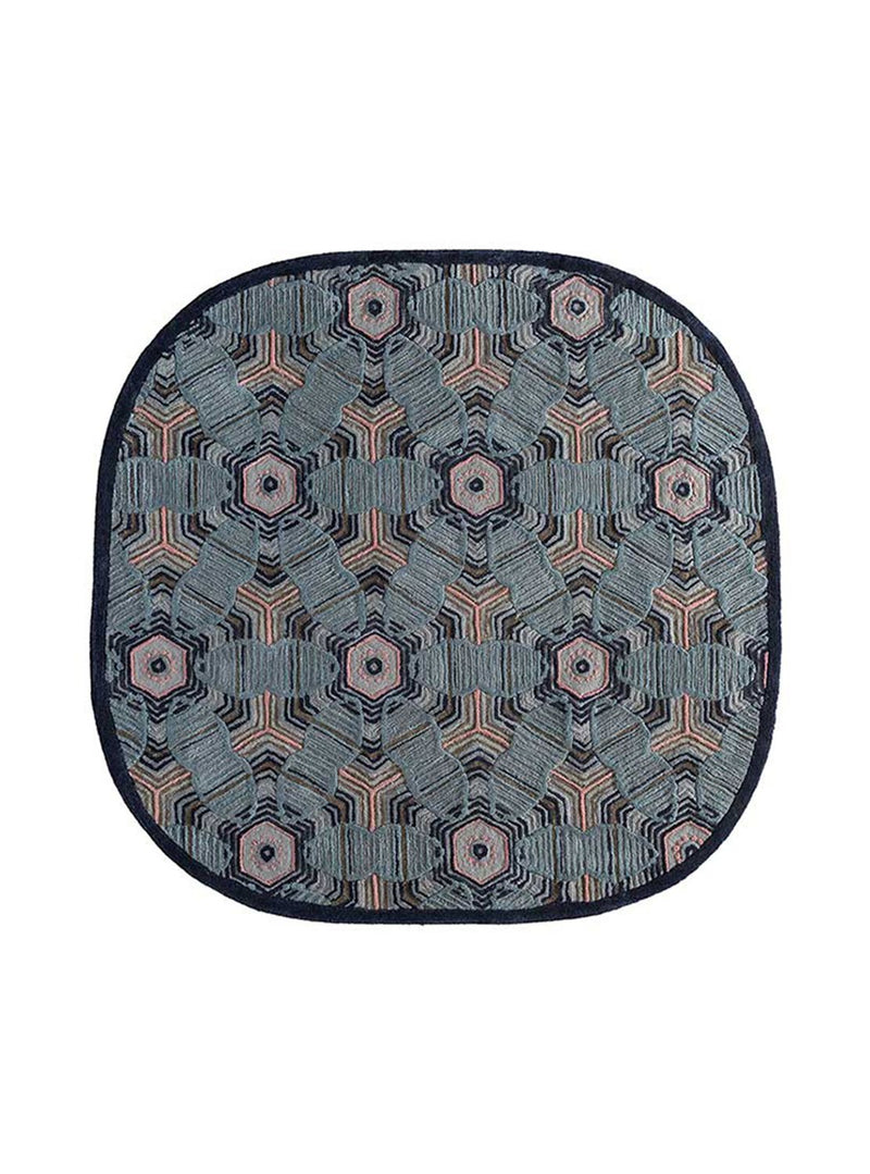 Ullmatta särskild form  - 240 x 170 cm - flerfärgad