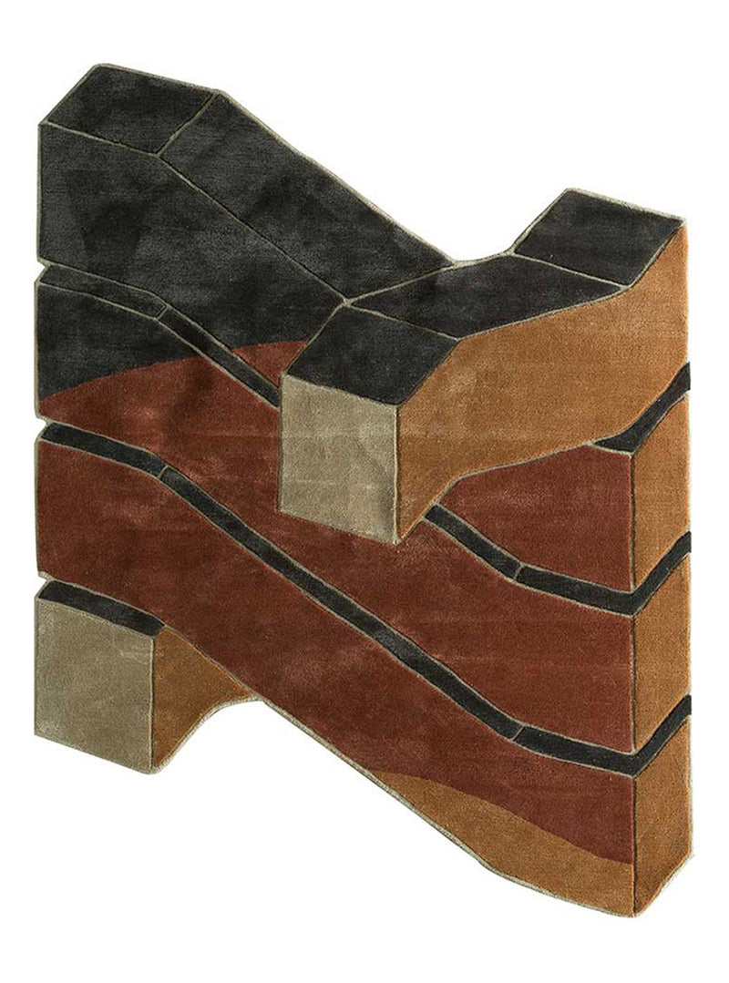 Ullmatta särskild form  - 240 x 180 cm - flerfärgad