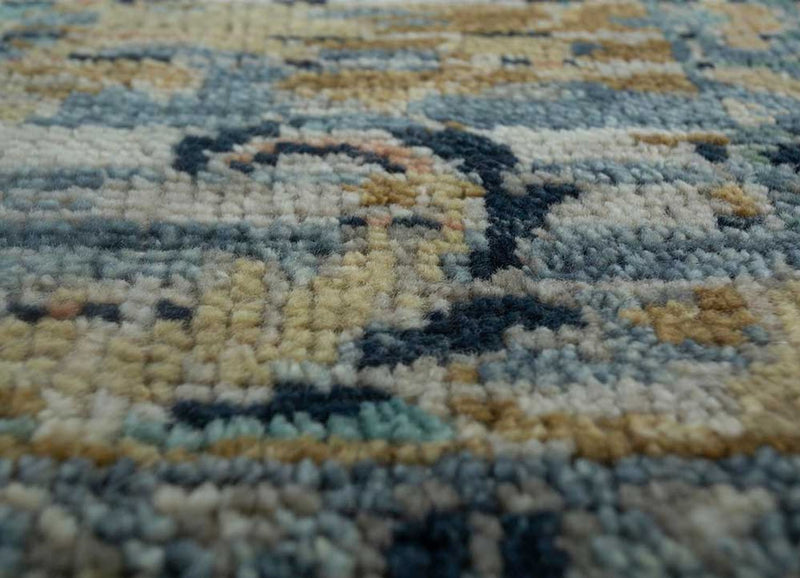 Ullmatta - 300 x 240 cm - havsblått