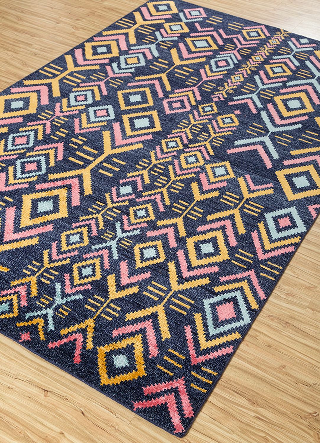 Ullmatta - 300 x 200 cm - blå