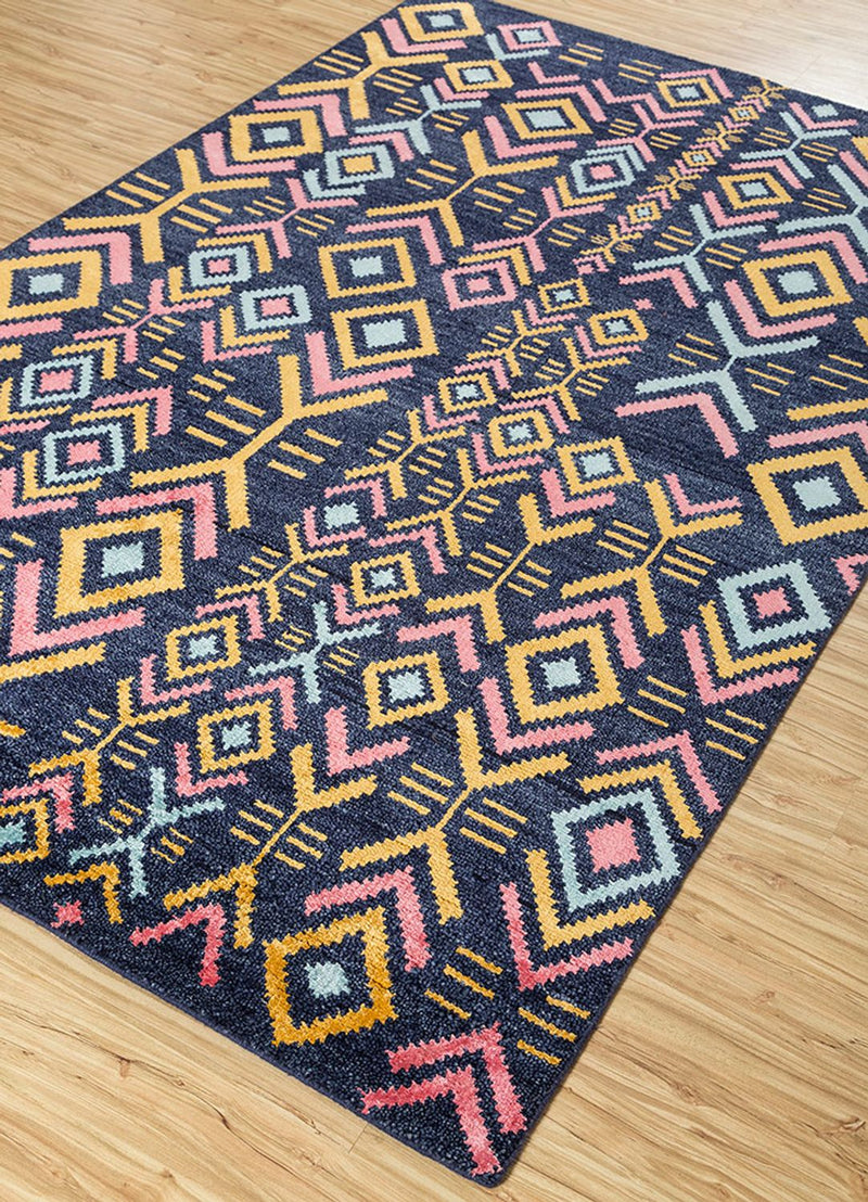 Ullmatta - 300 x 200 cm - blå