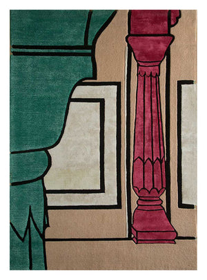 Ullmatta särskild form  - 270 x 180 cm - orange