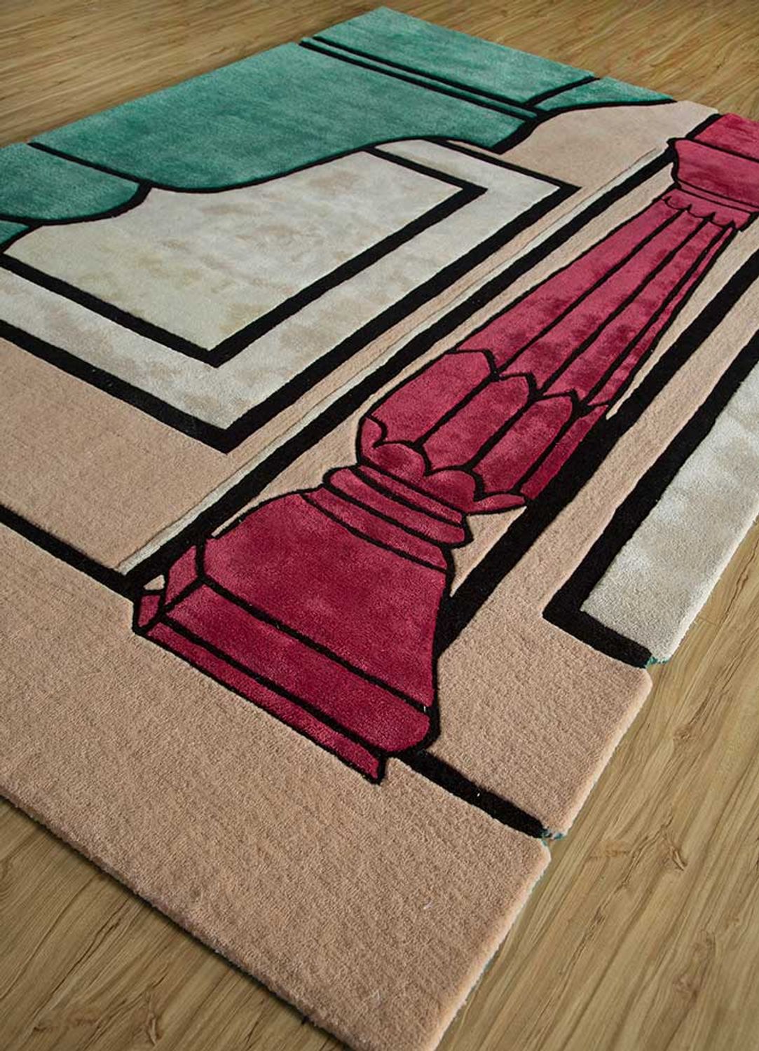 Ullmatta särskild form  - 270 x 180 cm - orange