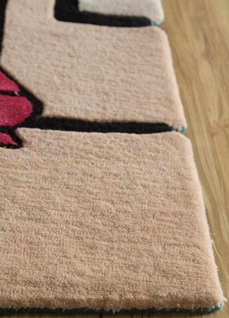 Ullmatta särskild form  - 270 x 180 cm - orange