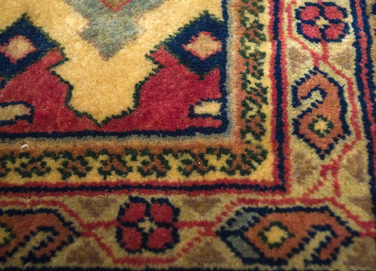 Ullmatta - 450 x 360 cm - blå