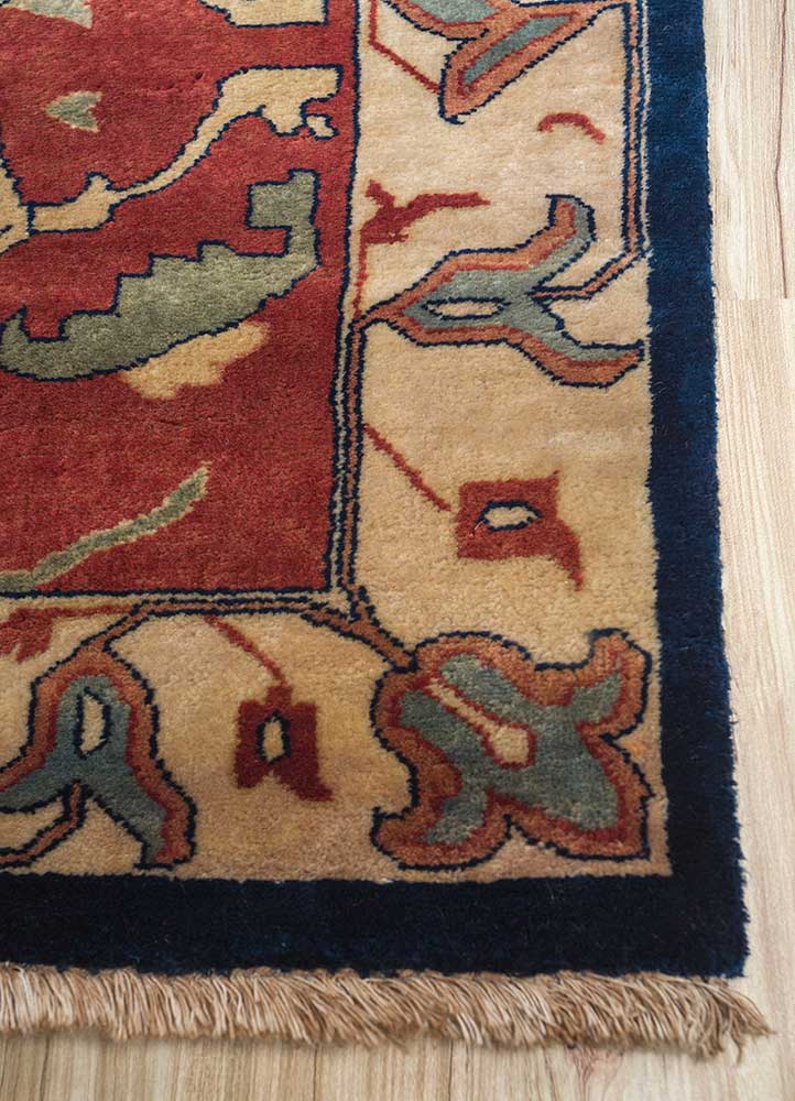 Ullmatta - 435 x 360 cm - blå