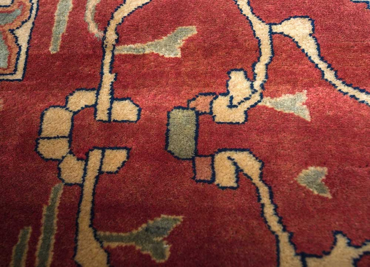 Ullmatta - 435 x 360 cm - blå