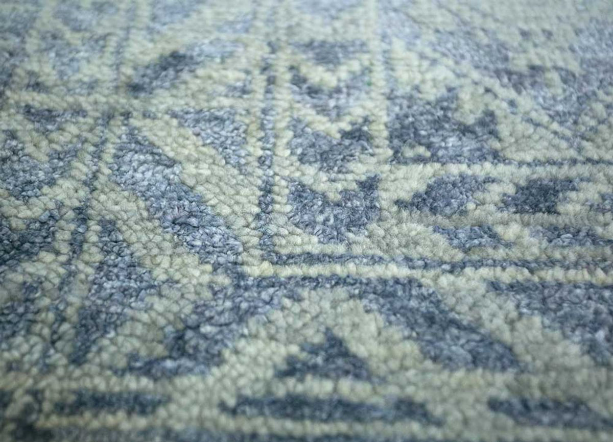 Ullmatta - 435 x 360 cm - ljusblå