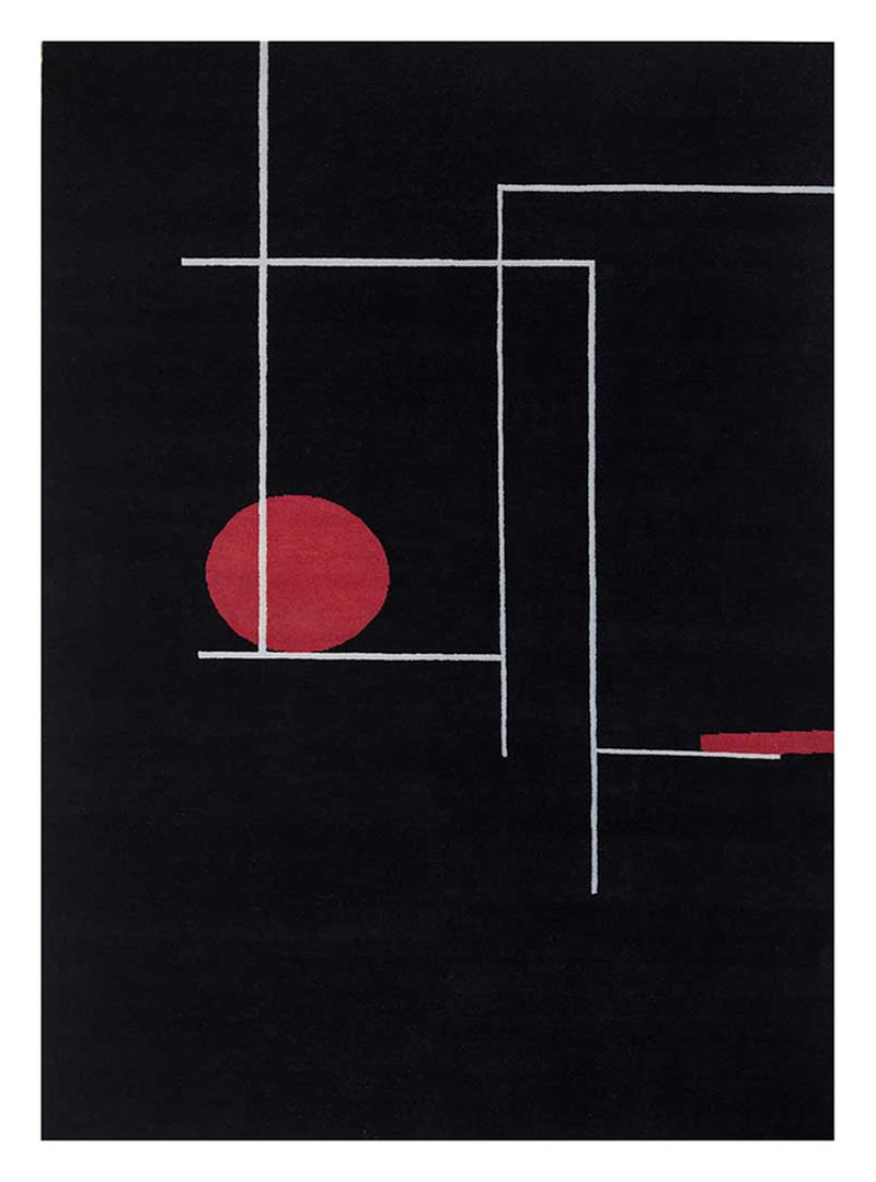 Ullmatta - 270 x 180 cm - svart