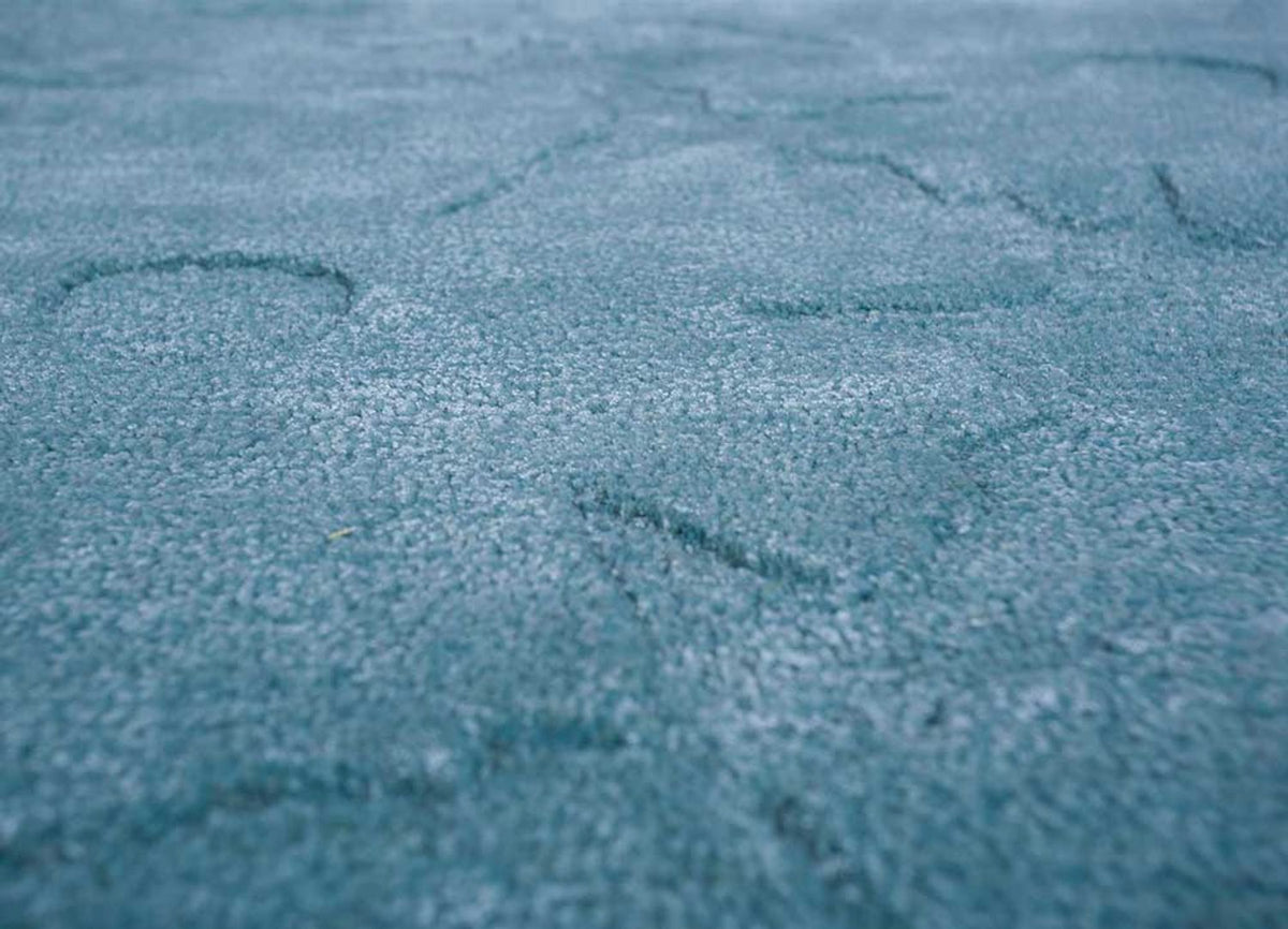 Ullmatta - 270 x 180 cm - turkos