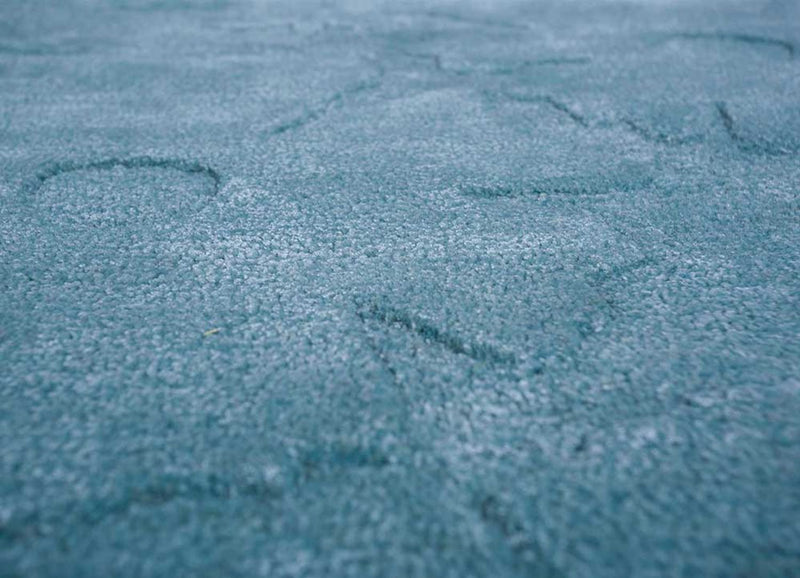 Ullmatta - 270 x 180 cm - turkos