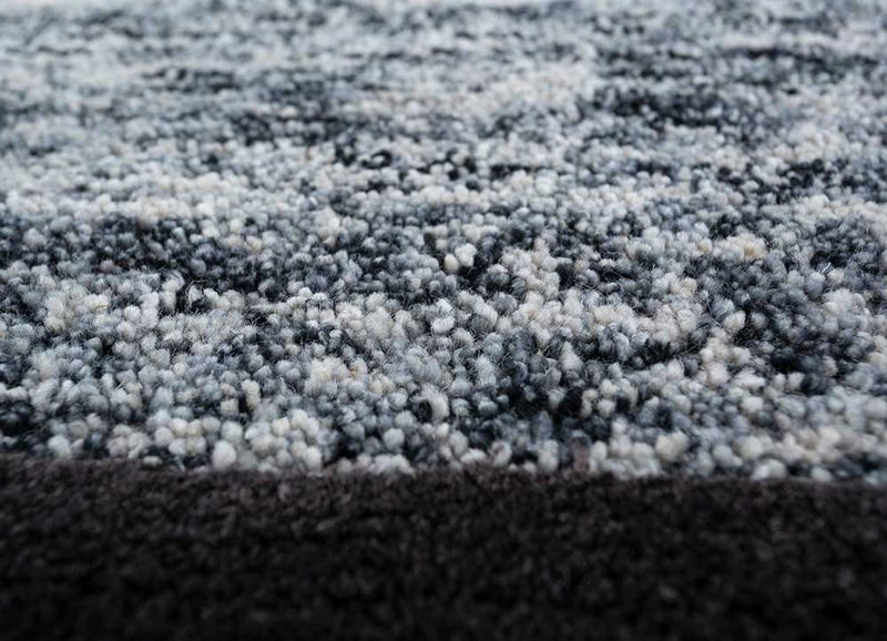 Ullmatta - 270 x 180 cm - svart och vitt