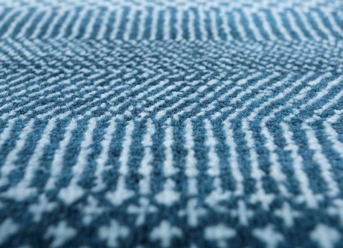 Ullmatta - 360 x 270 cm - mörkblå