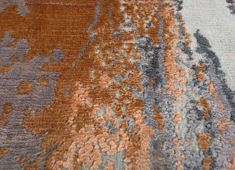 Designermatta - 450 x 360 cm - silver