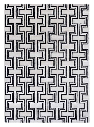 Ullmatta - 330 x 240 cm - svart och vitt