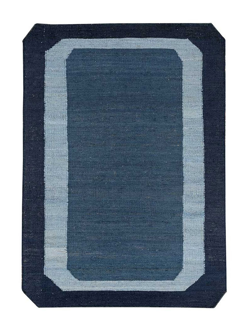 Sisalmatta särskild form  - 270 x 180 cm - blå