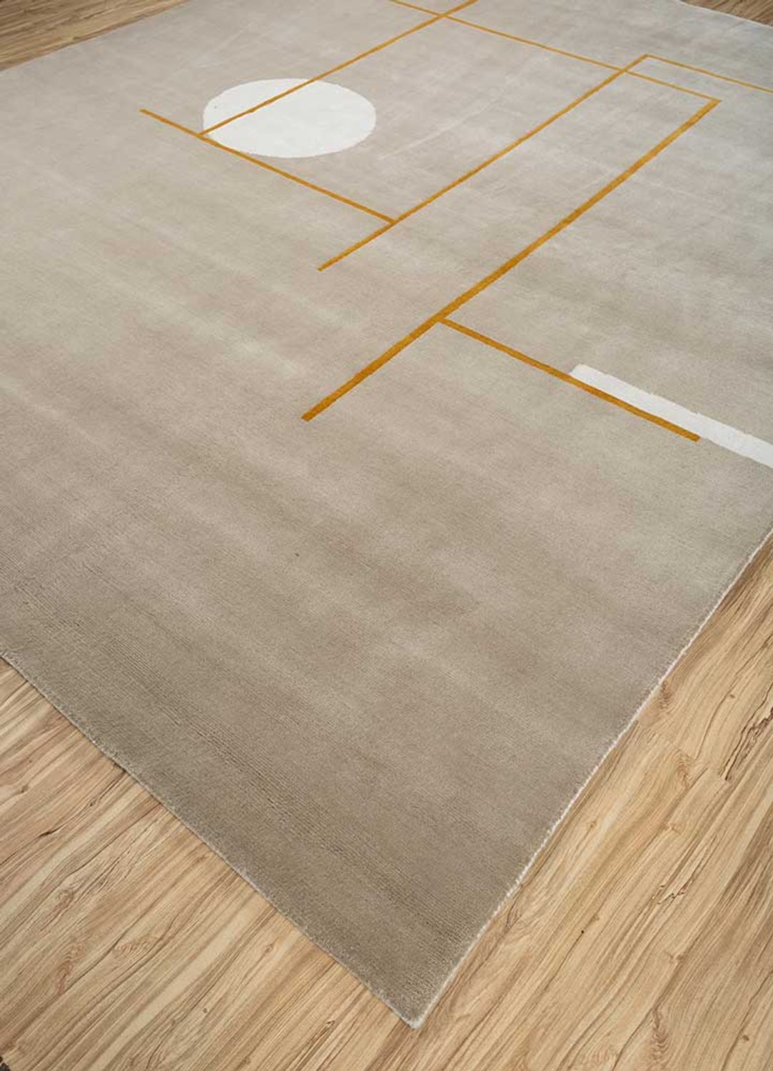 Ullmatta - 300 x 240 cm - mörk beige