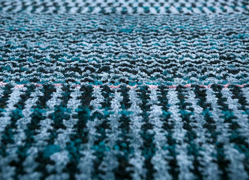 Ullmatta - 270 x 180 cm - mörkblå