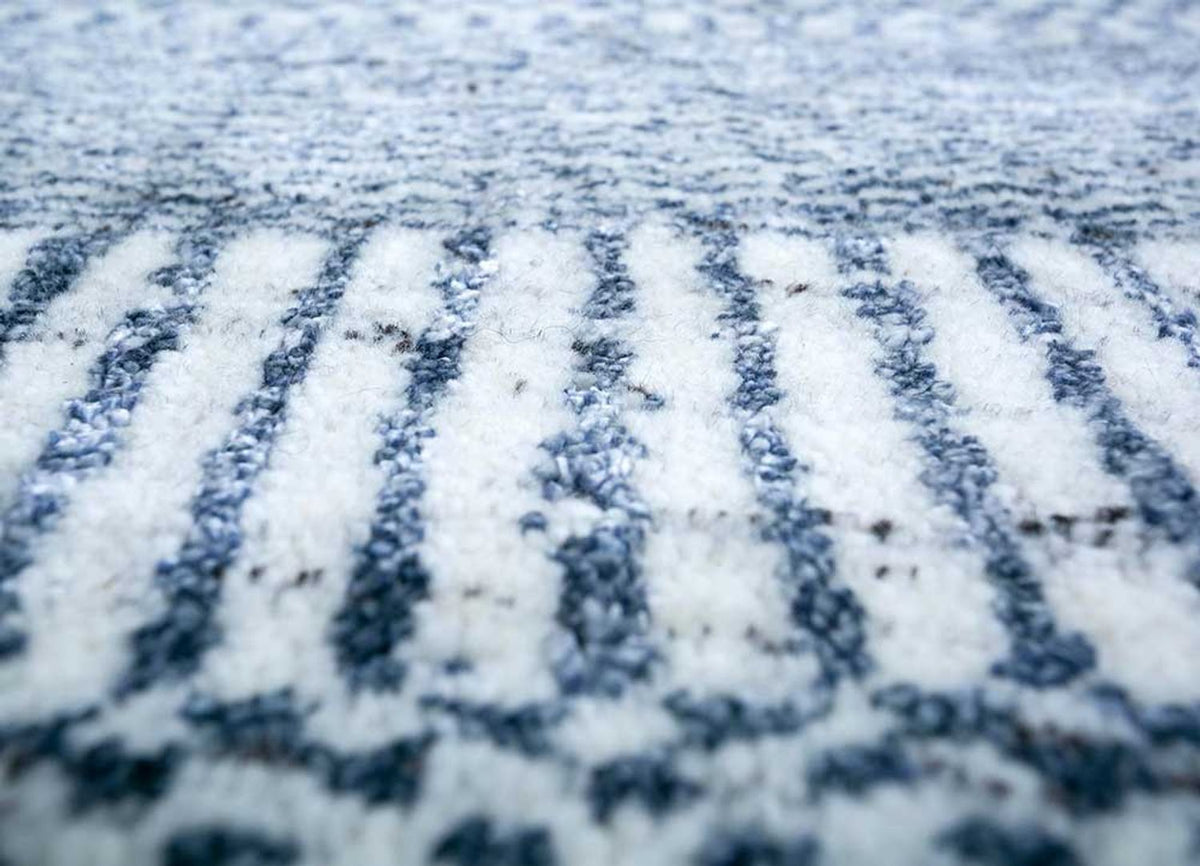 Ullmatta - 270 x 180 cm - blå