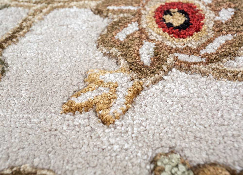 Ullmatta - 270 x 180 cm - grädde