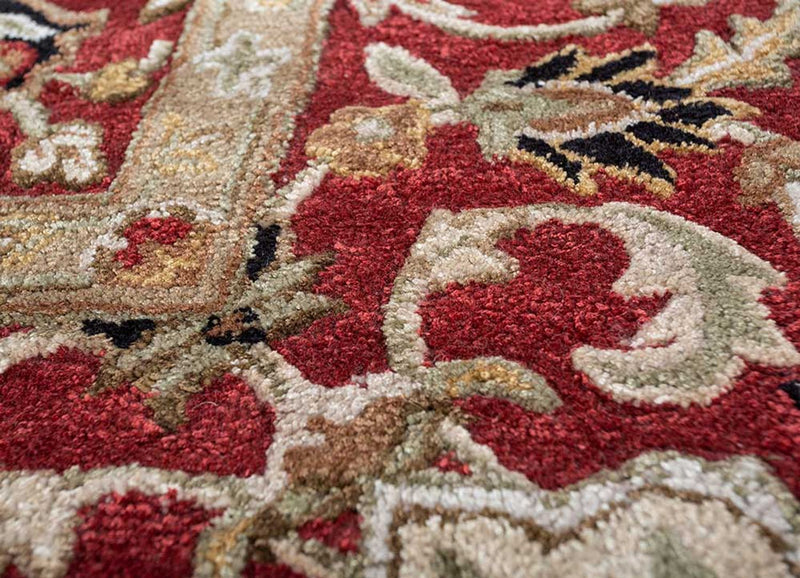 Ullmatta - 300 x 240 cm - röd