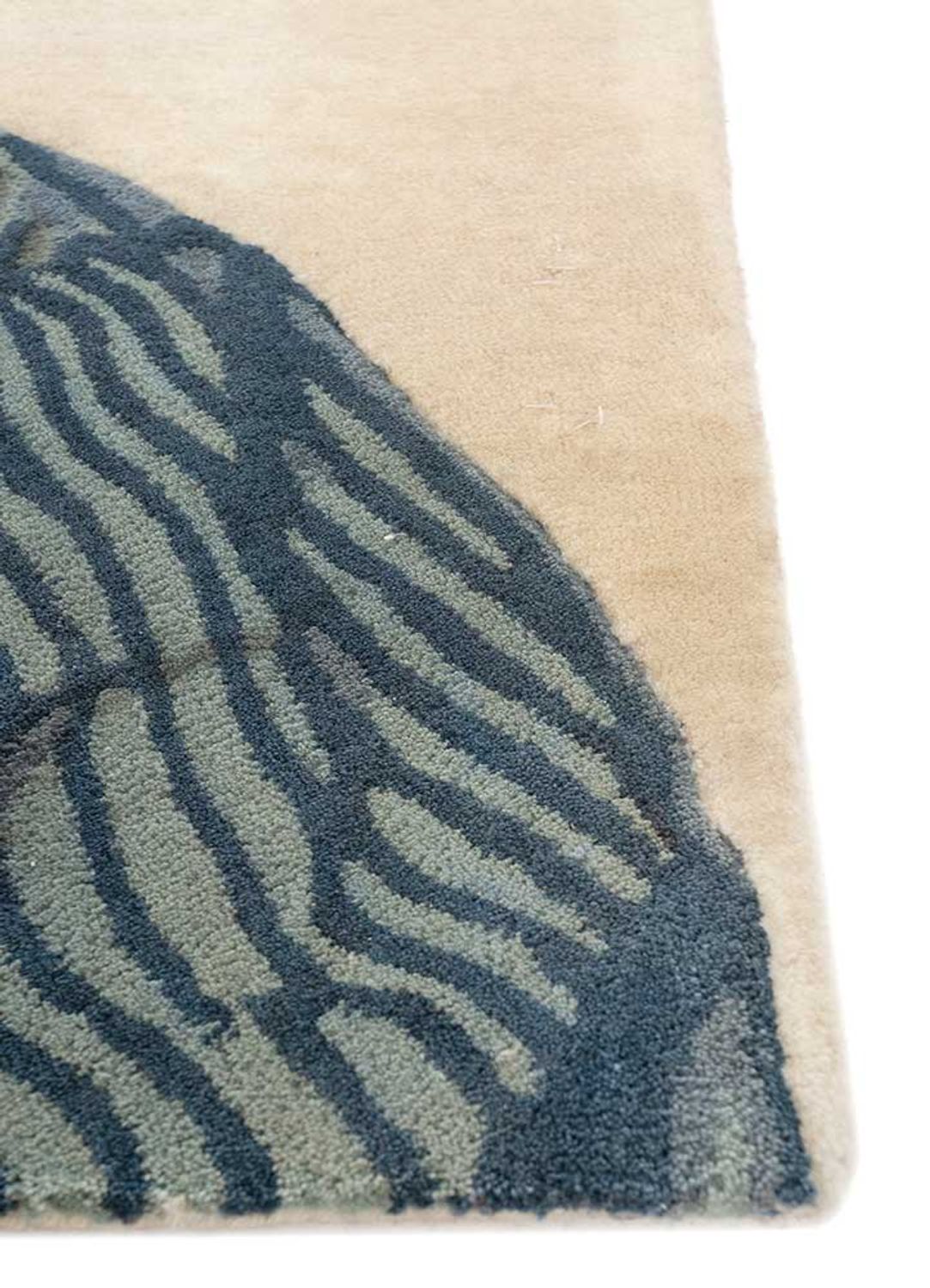 Ullmatta kvadrat  - 185 x 185 cm - grädde