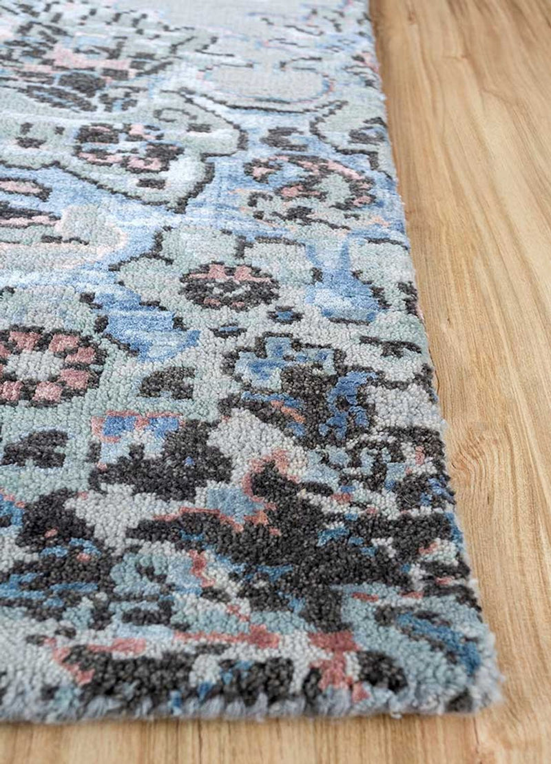 Ullmatta - 300 x 240 cm - ljusblå