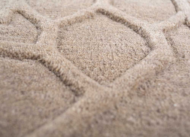 Ullmatta - 270 x 180 cm - mörk beige