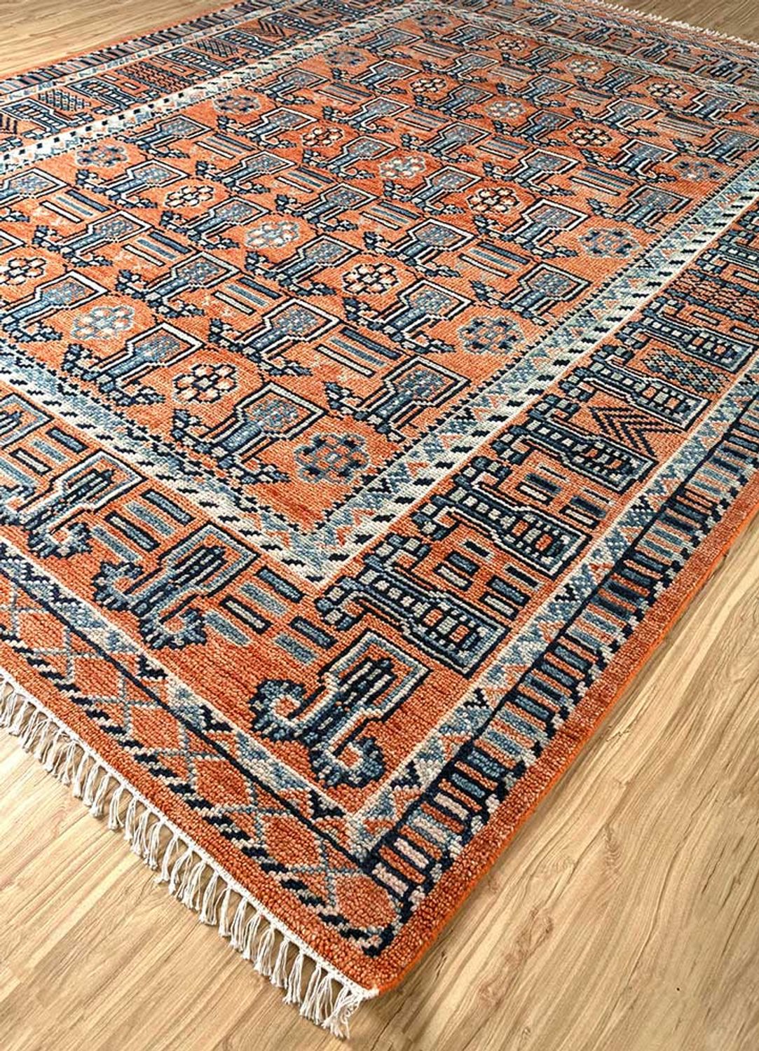 Ullmatta - 300 x 240 cm - ljusröd