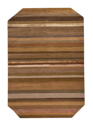 Ullmatta särskild form  - 270 x 180 cm - blå