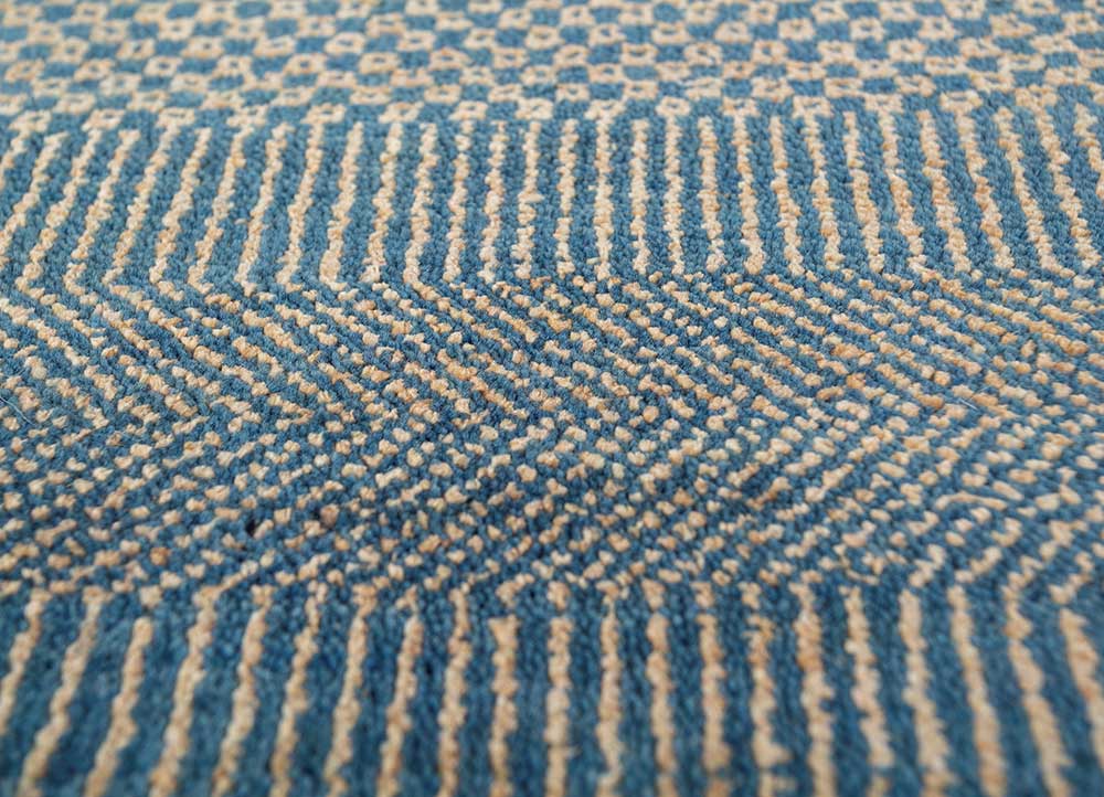 Ullmatta - 270 x 180 cm - havsblått