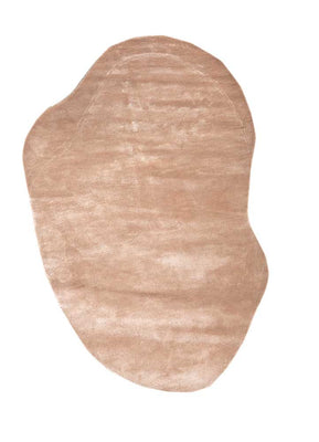 Designermatta särskild form  - 225 x 150 cm - orange