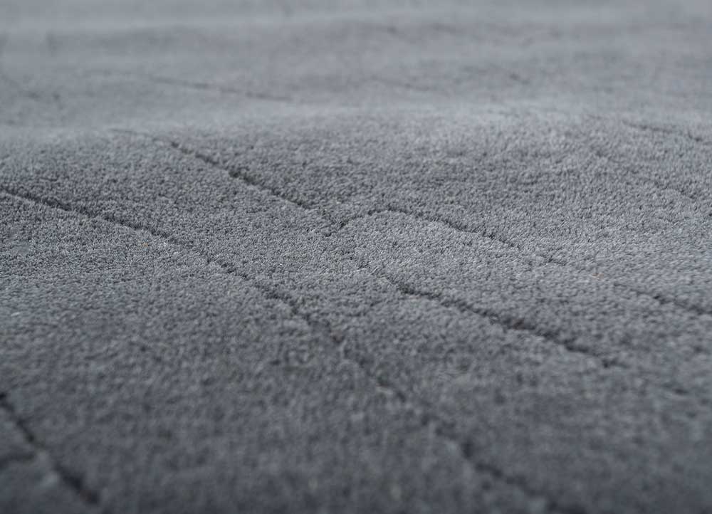 Ullmatta - 233 x 165 cm - mörkgrå