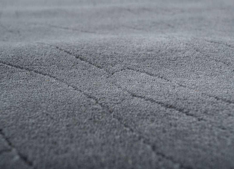 Ullmatta - 233 x 165 cm - mörkgrå