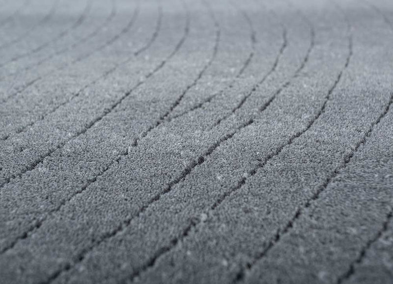 Ullmatta - 233 x 165 cm - mörkgrå