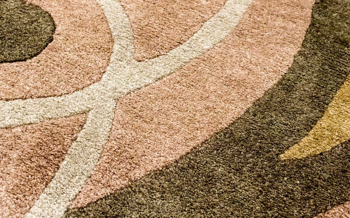 Nepal mattan - 178 x 119 cm - brun