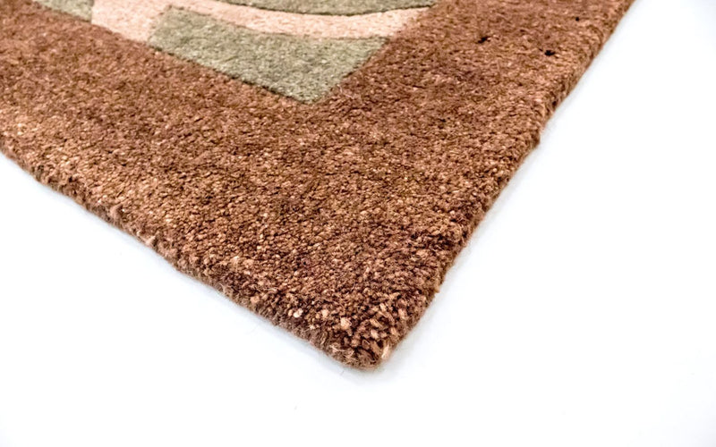 Nepal mattan - 178 x 119 cm - brun