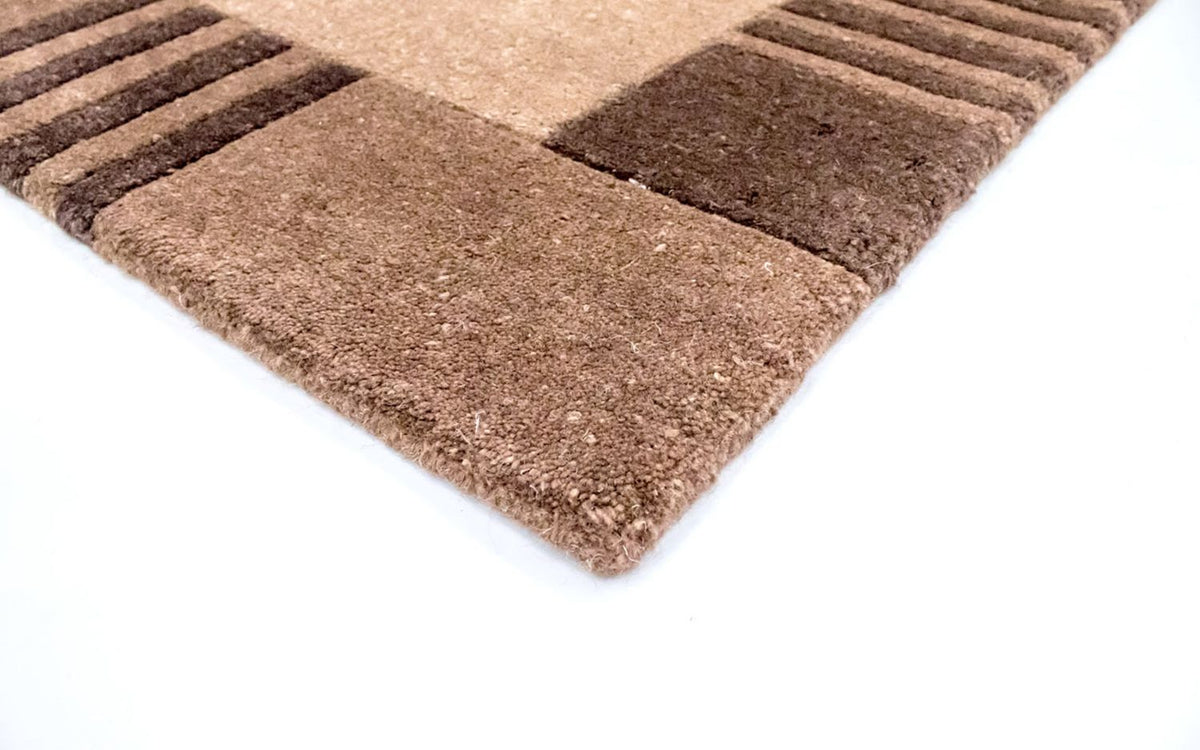 Nepal mattan - 177 x 120 cm - brun