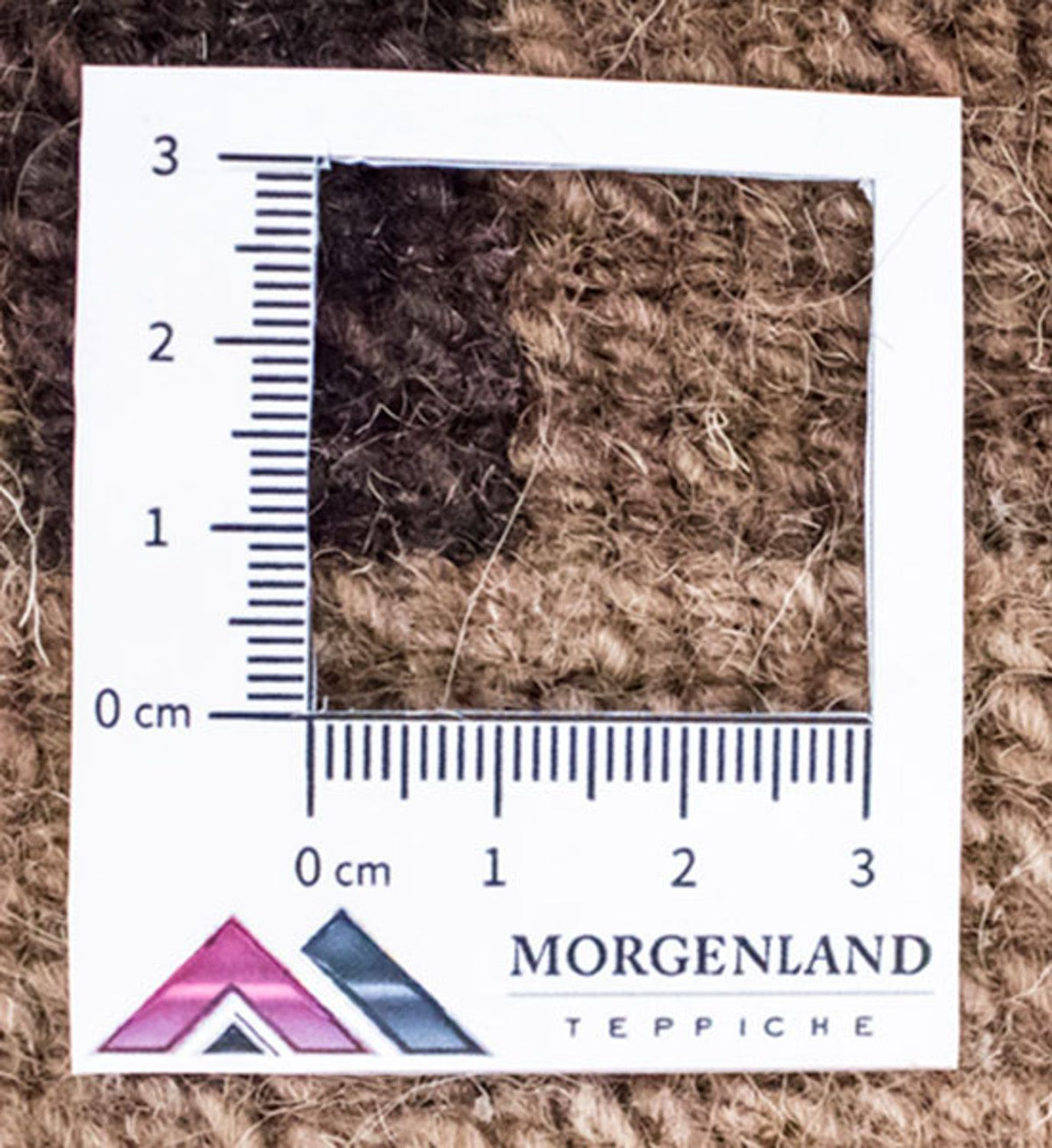 Nepal mattan - 177 x 120 cm - brun