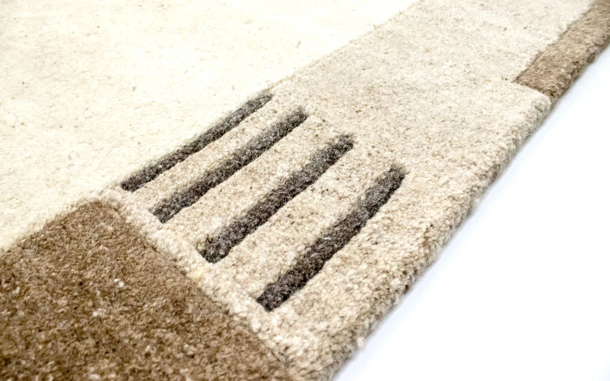 Nepal mattan - 174 x 122 cm - beige