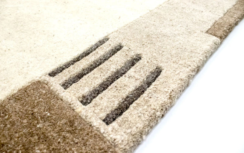 Nepal mattan - 174 x 122 cm - beige