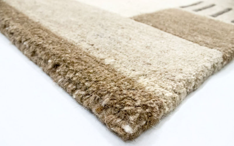 Nepal mattan - 174 x 122 cm - beige